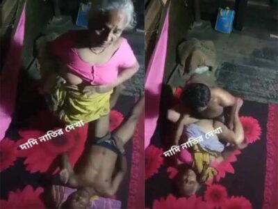 பெங்காலி ஓல்ட் வோமேன் பிலாக்கிங் வித் யௌங்கேற் கய் செஸ்