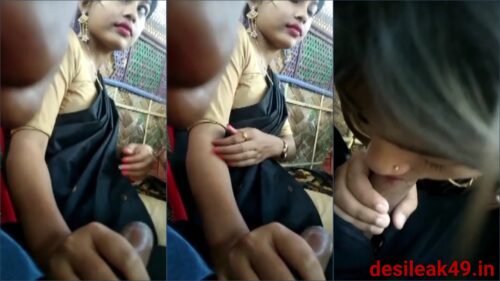 பெங்காலி சாறி கேர்ள் கிவேஸ் ஹண்டஜுபி & பிலௌஜுபி டு டீ…