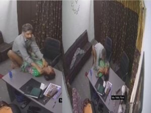 பாஸ் செஸ் வித் செகிரேட்டரி ஹார்ட் ஒன ஆபீஸ் டேபிள் ஸ்க்விதேவ்