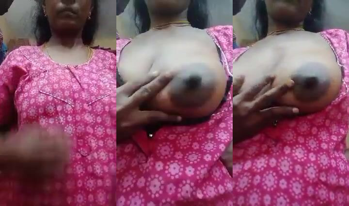 சித்தி எடுத்து அனுப்பிய பூப்ஸ் வீடியோ