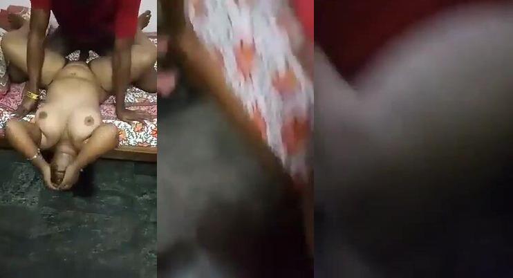 ஒருத்தன் வீடியோ எடுக்க இன்னோருத்தன் ஆண்ட்டி சொருகி எடுக்க…