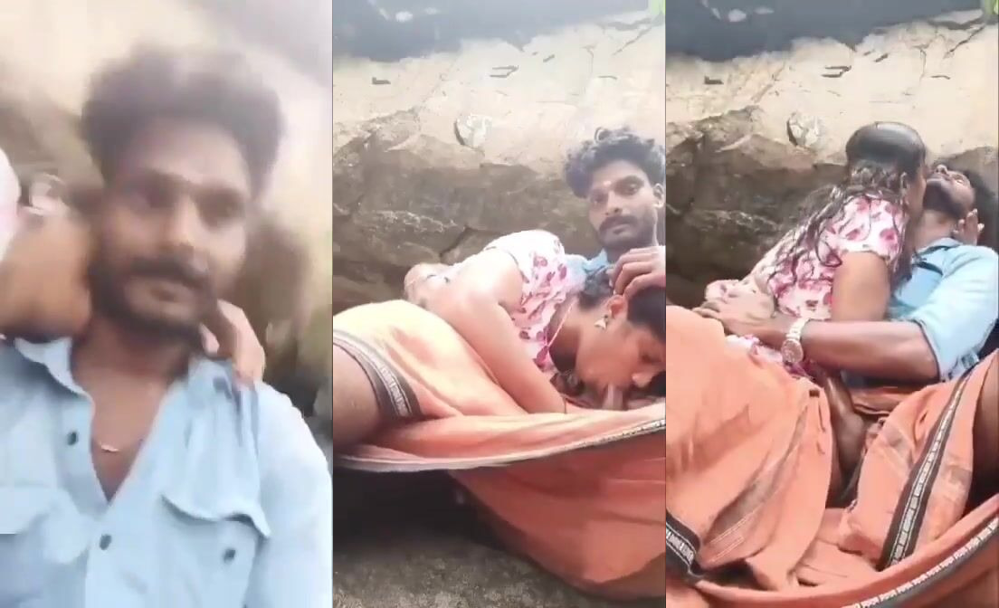செஞ்சி ராணி கூட்டை பாறை இடுக்கில் வைத்து லவர் ஆஹ் பிலௌஜுப…