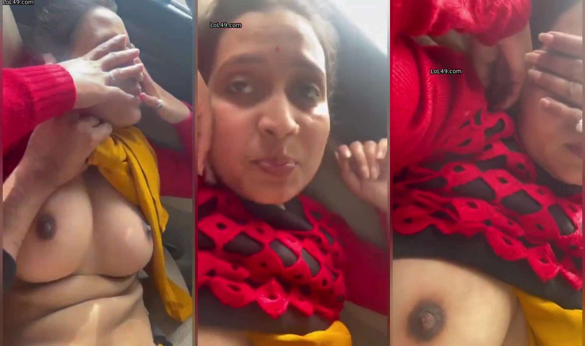 வீட்டில் விட செல்லும்போது கார் இல் வைத்து நல்ல தடவிய செக்…